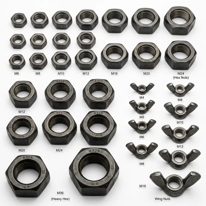 Hex Nuts & Heavy Nuts